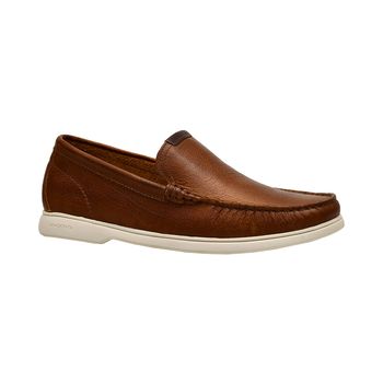 Sapato-Slip-On-Classico-Marrom-Com-Cabedal-Texturizado-|-Democrata-Tamanho--43---Cor--CONHAQUE-0